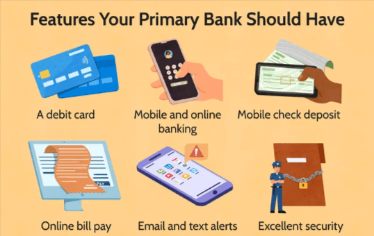 6 Features Your Primary Bank Should Have