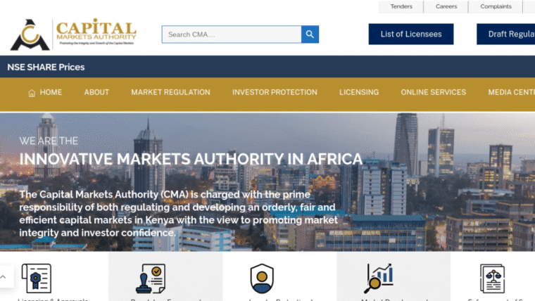 capital markets authority of kenya