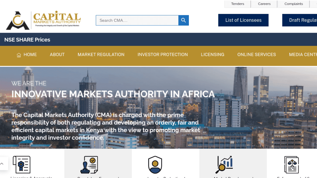 capital markets authority of kenya
