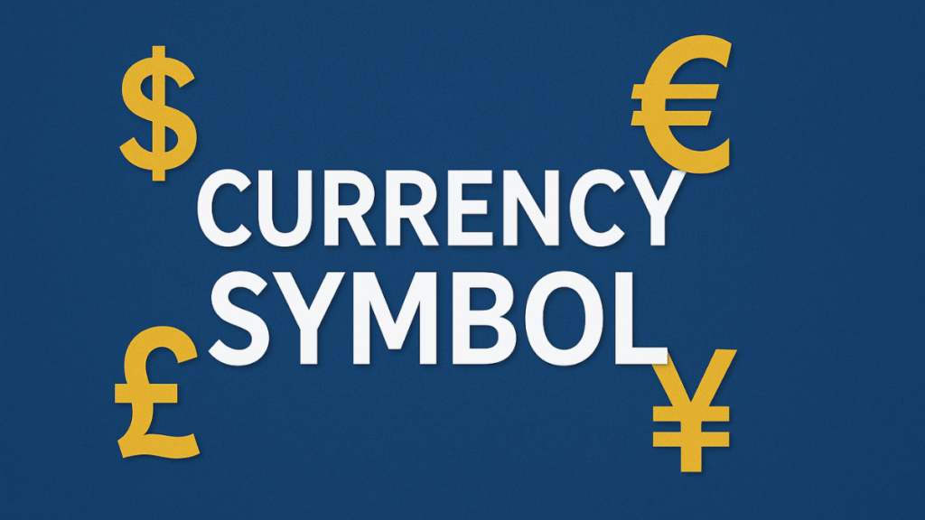 currency symbol