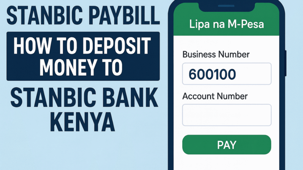 stanbic bank paybill number