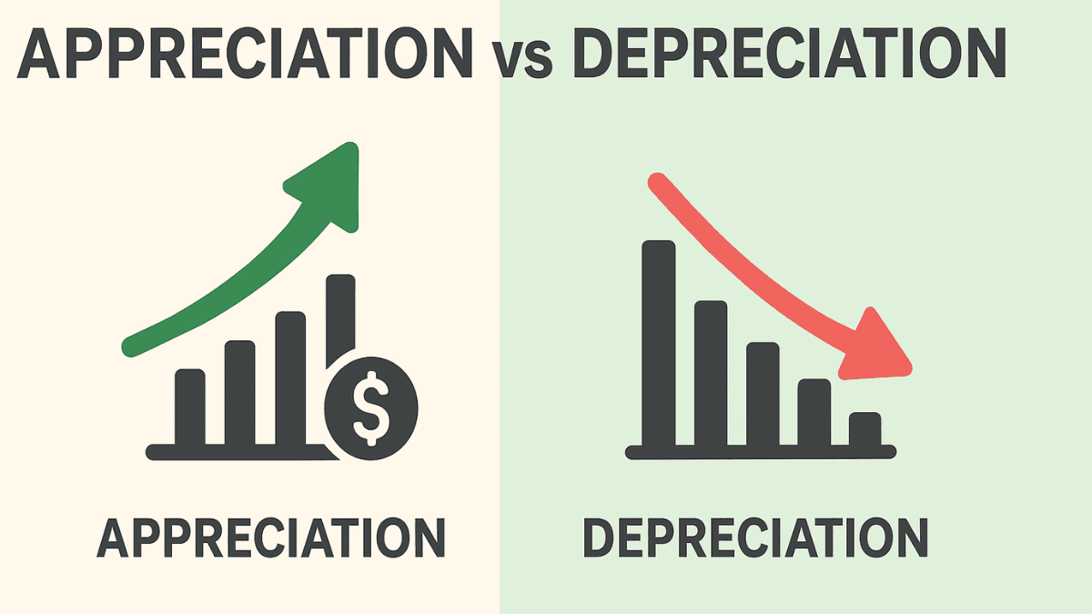 Appreciation vs Depreciation