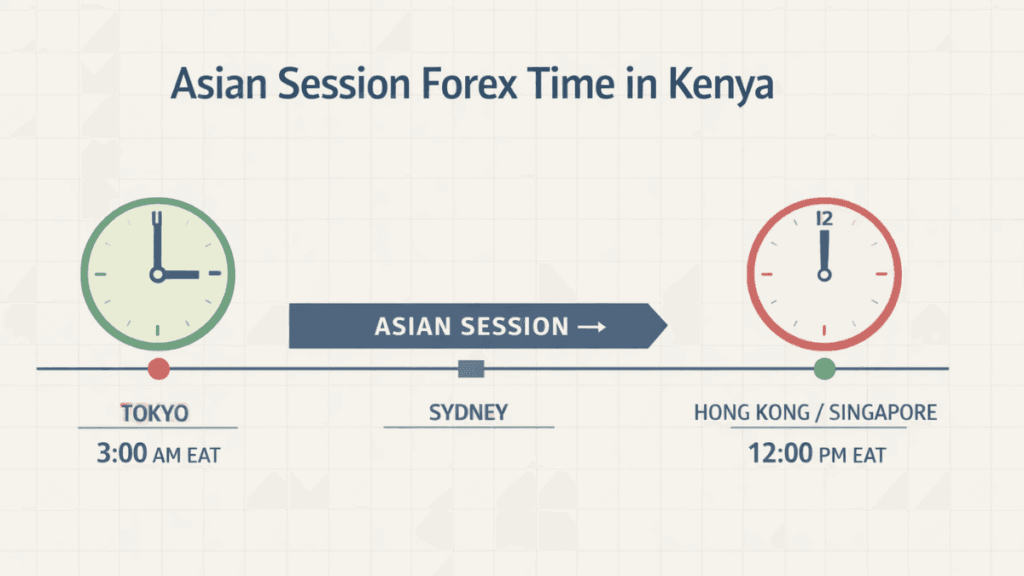 Asian Session Forex Time in Kenya