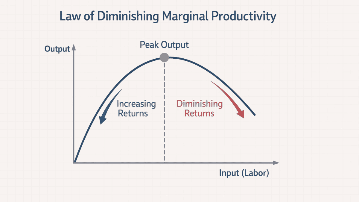 Law of Diminishing Marginal Productivity