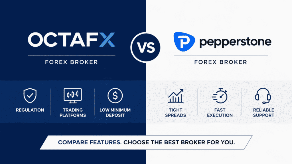 OctaFX vs Pepperstone